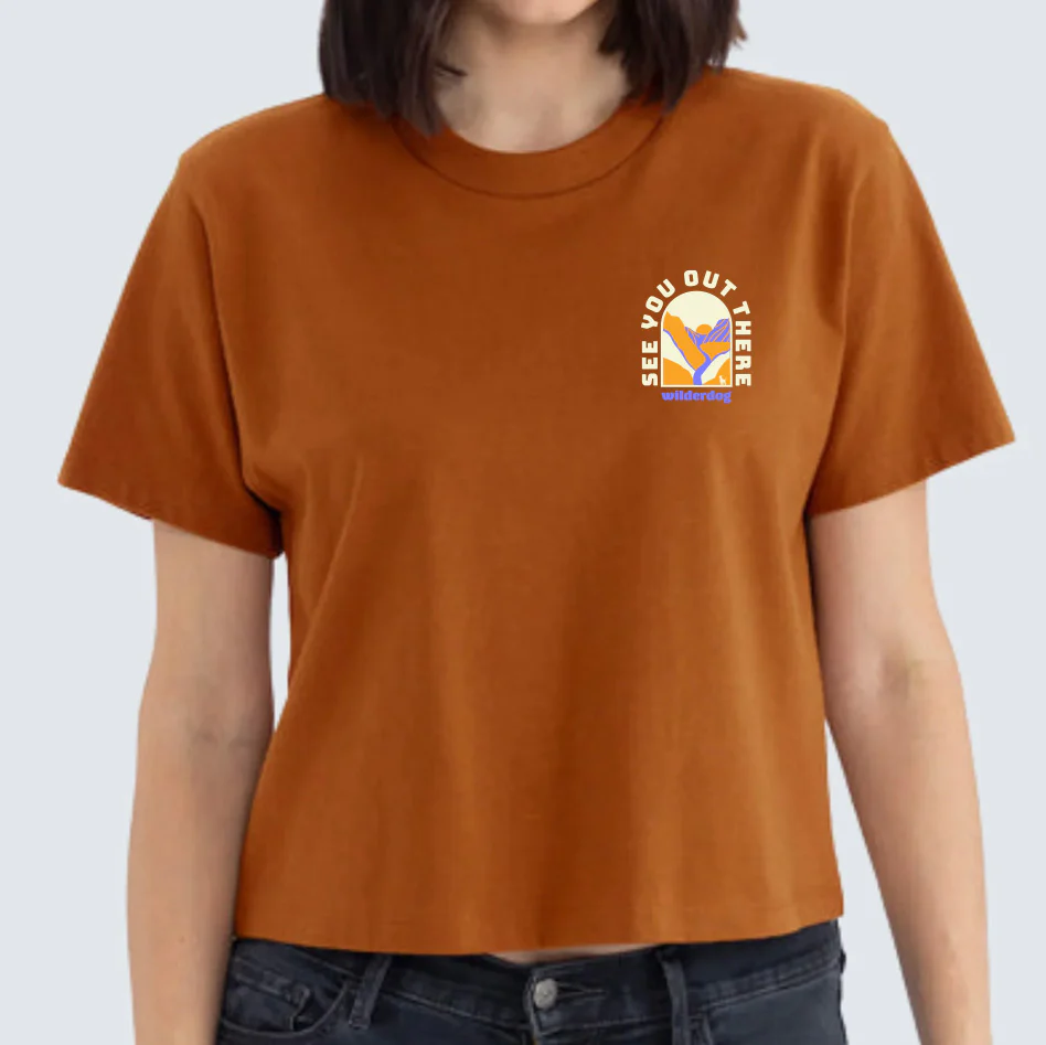 Boxy Crop Tee Shirt - Image 3